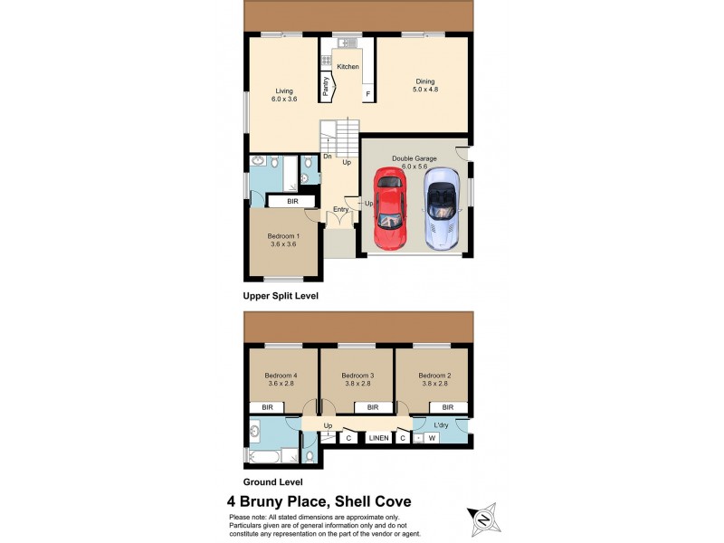 4 Bruny Place, Shell Cove NSW 2529 Floorplan