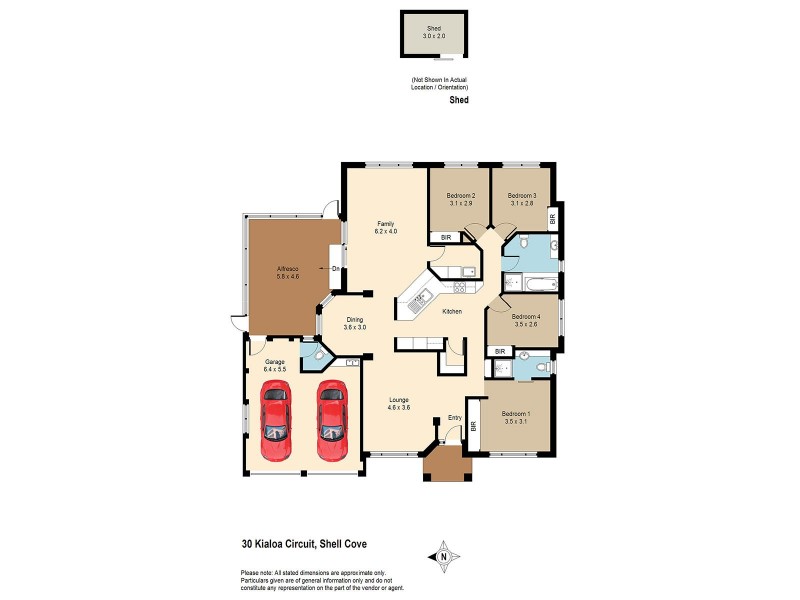 30 Kialoa Circuit, Shell Cove NSW 2529 Floorplan