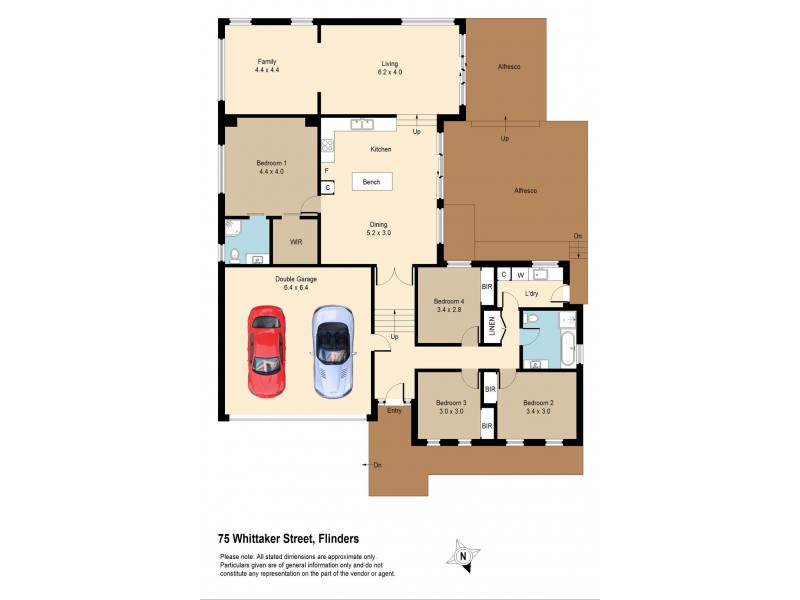 75 Whittaker Street, Flinders NSW 2529 Floorplan
