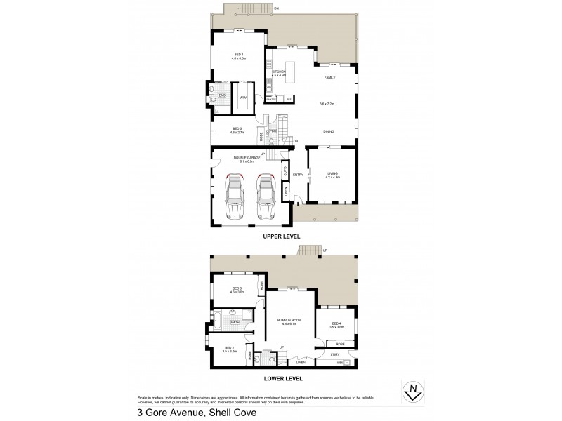 3 Gore Avenue, Shell Cove NSW 2529 Floorplan