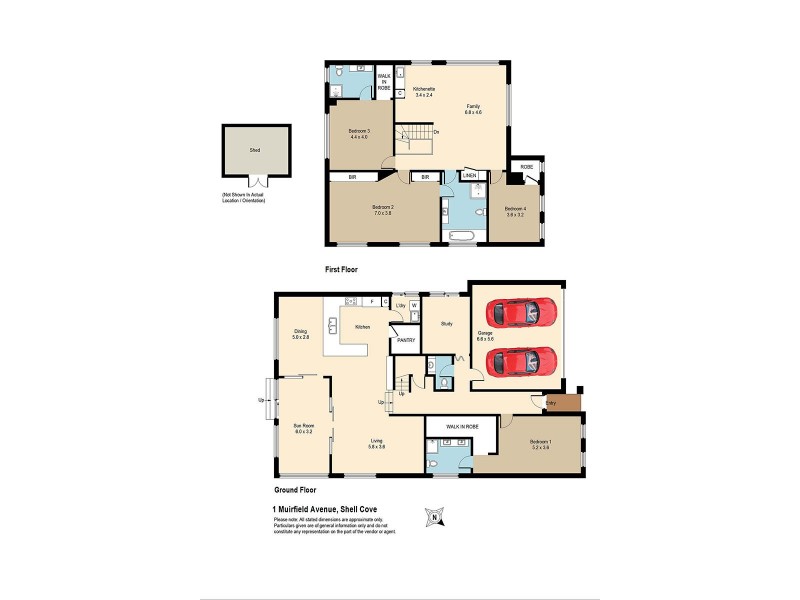 1 Muirfield Avenue, Shell Cove NSW 2529 Floorplan