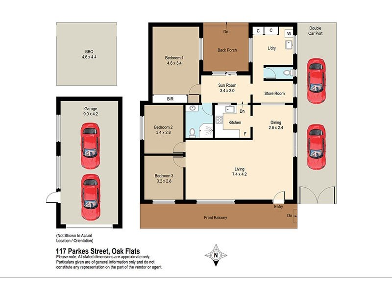 117 Parkes Street, Oak Flats NSW 2529 Floorplan