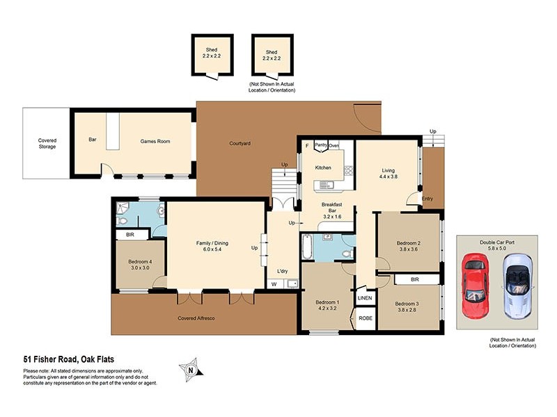 51 Fisher Street, Oak Flats NSW 2529 Floorplan