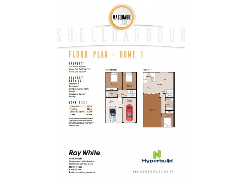 1/301 Princes Highway, Albion Park Rail NSW 2527 Floorplan