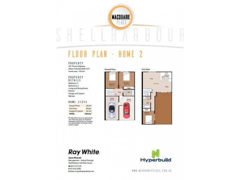 3/301 Princes Highway, Albion Park Rail NSW 2527 Floorplan