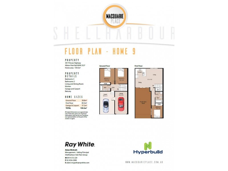 10/301 Princes Highway, Albion Park Rail NSW 2527 Floorplan