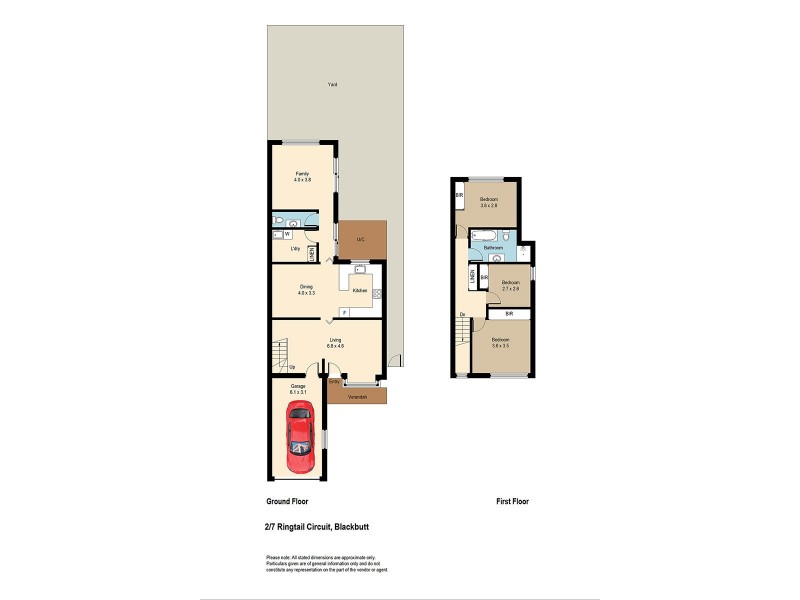 2/7 Ringtail Circuit, Blackbutt NSW 2529 Floorplan