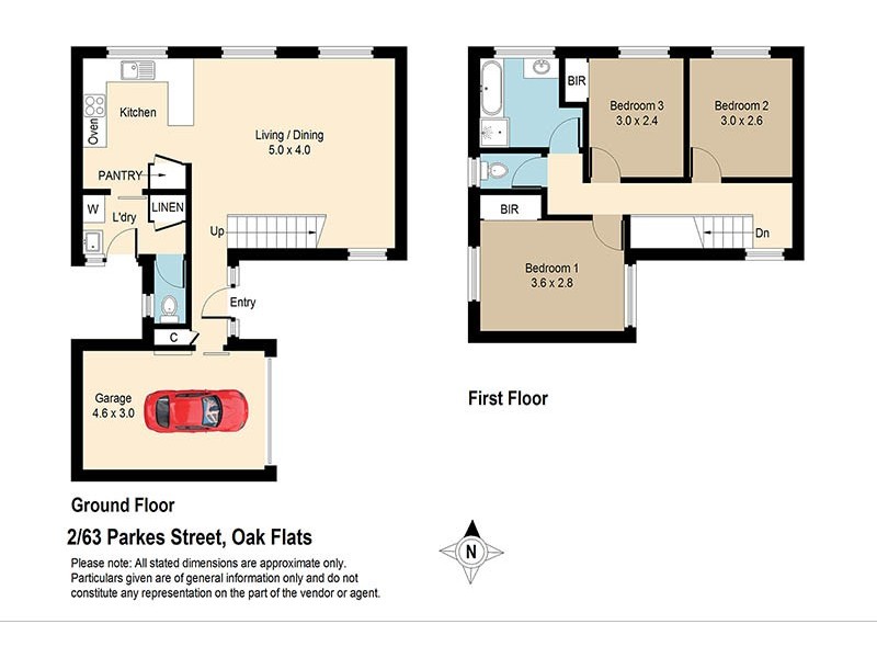 2/63 Parkes Street, Oak Flats NSW 2529 Floorplan