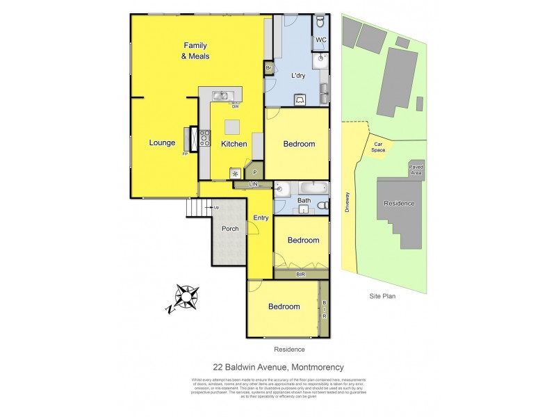22 Baldwin Avenue, Montmorency VIC 3094 Floorplan