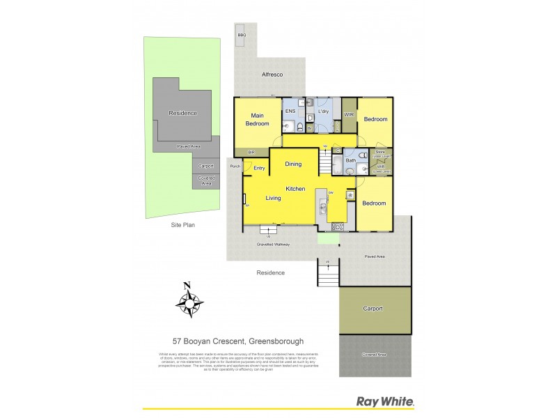 57 Booyan Crescent, Greensborough VIC 3088 Floorplan