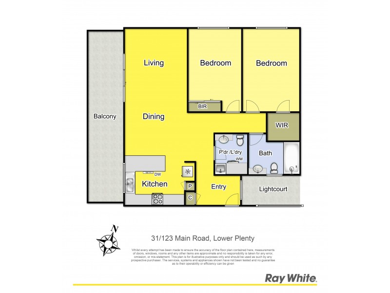 31/123 Main Road, Lower Plenty VIC 3093 Floorplan