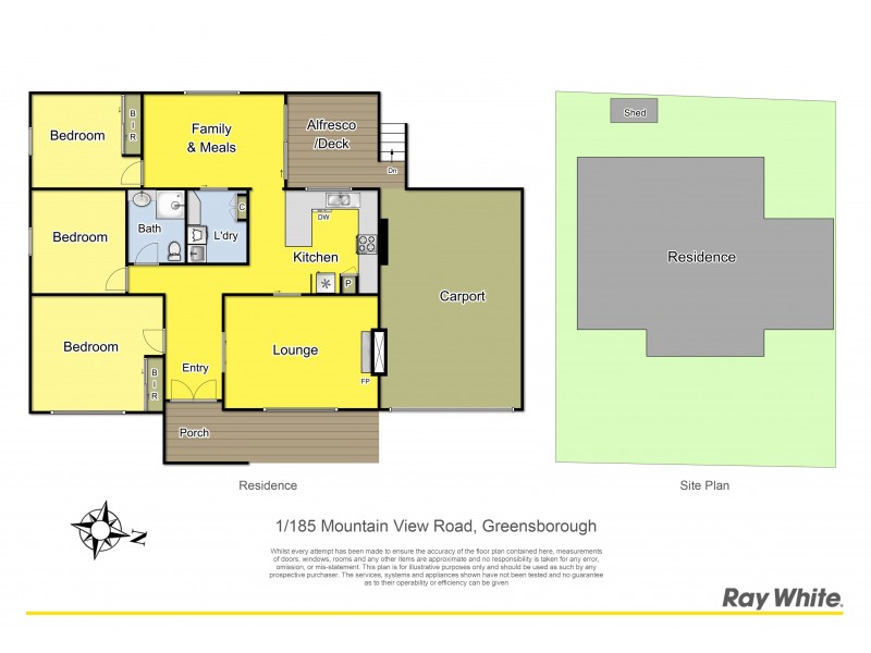 1/185 Mountain View Road, Greensborough VIC 3088 Floorplan