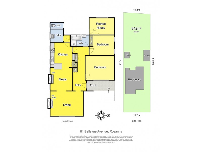 81 Bellevue Avenue, Rosanna VIC 3084 Floorplan