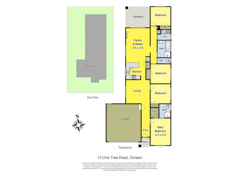 13 One Tree Road, Doreen VIC 3754 Floorplan