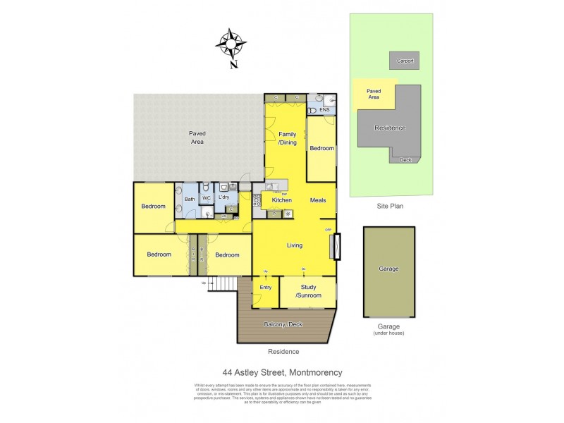 44 Astley Street, Montmorency VIC 3094 Floorplan