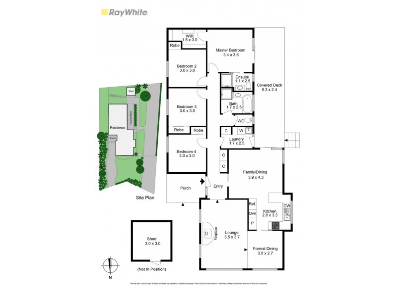 14 St Clems Street, St Helena VIC 3088 Floorplan