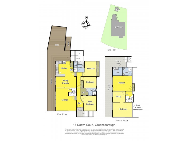 16 Doowi Court, Greensborough VIC 3088 Floorplan