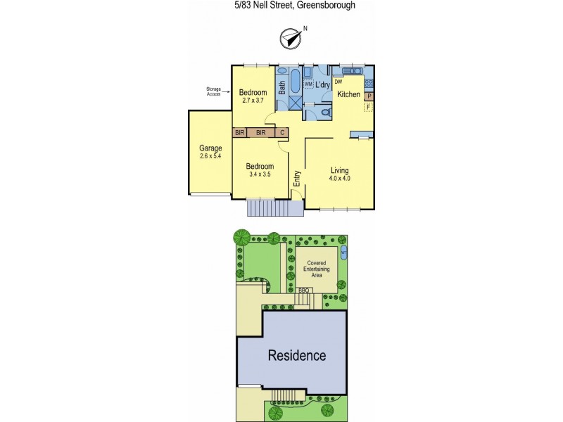5/83 Nell Street, Greensborough VIC 3088 Floorplan