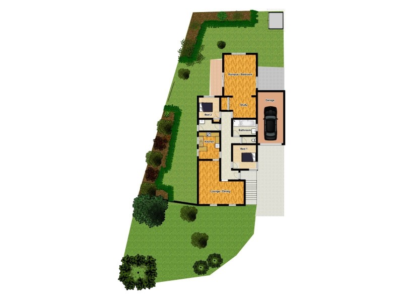 1 / 19 Kell Court, Greensborough VIC 3088 Floorplan