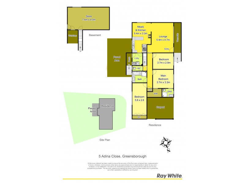 5 Adina Close, Greensborough VIC 3088 Floorplan