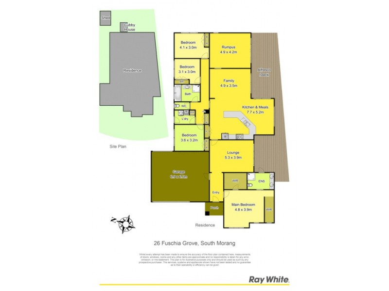 26 Fuschia Grove, South Morang VIC 3752 Floorplan