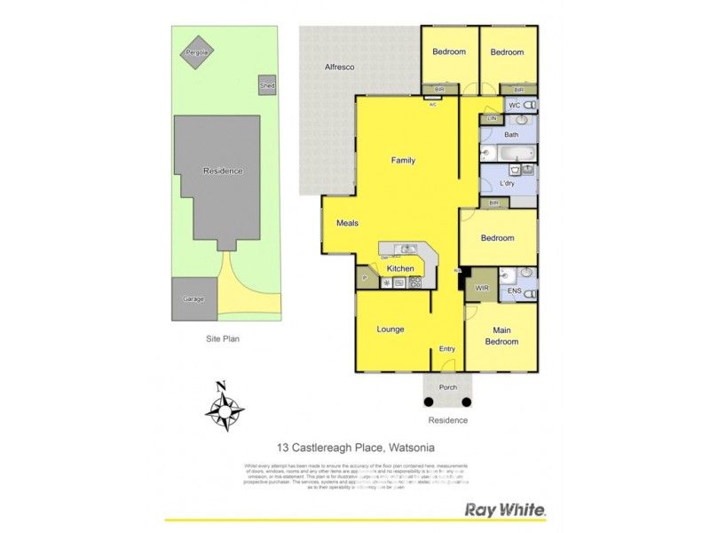 13 Castlereagh Place, Watsonia VIC 3087 Floorplan