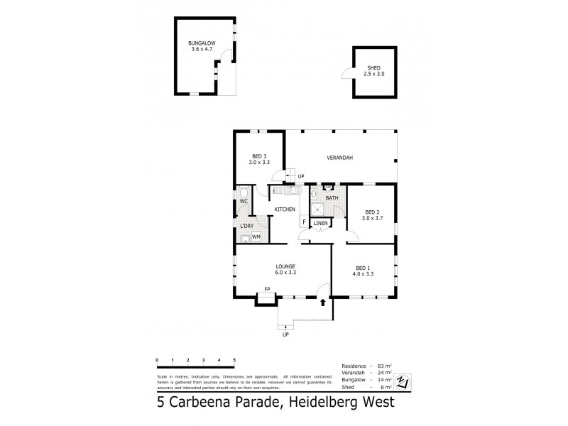 5 Carbeena Parade, Heidelberg West VIC 3081 Floorplan
