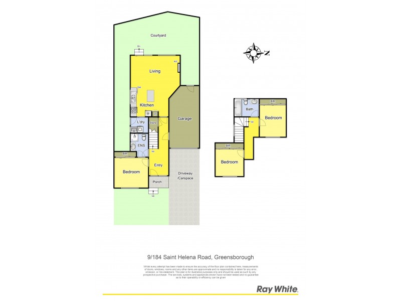 9/184 St Helena Road, Greensborough VIC 3088 Floorplan