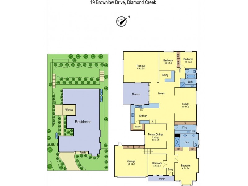 19 Brownlow Drive, Diamond Creek VIC 3089 Floorplan