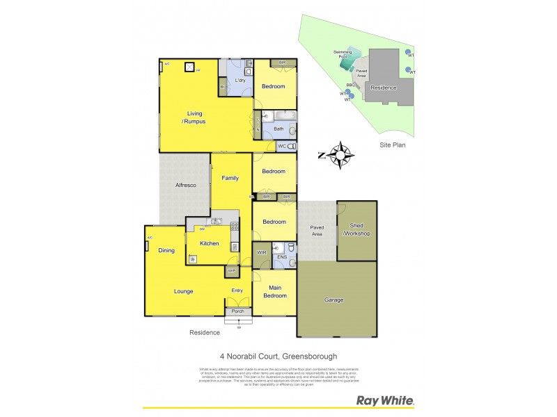4 Noorabil Court, Greensborough VIC 3088 Floorplan