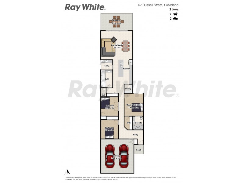 42 Russell Street, Cleveland QLD 4163 Floorplan