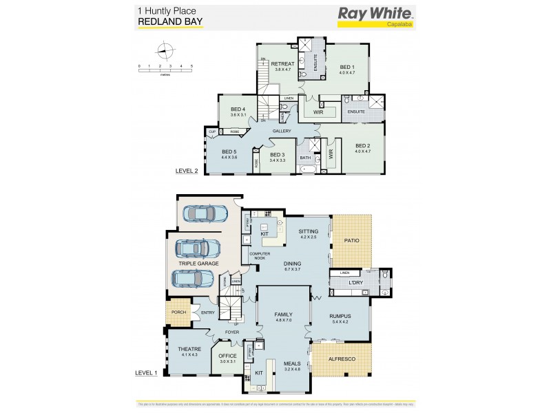 1 Huntly Place, Redland Bay QLD 4165 Floorplan