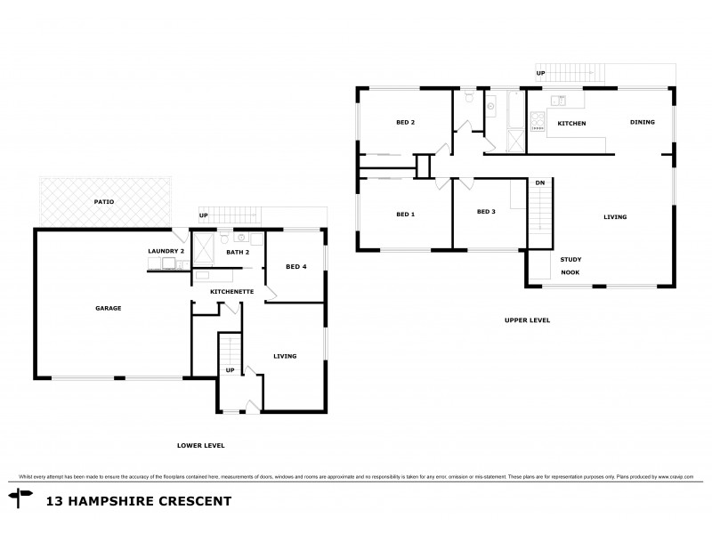 1/13 Hampshire Crescent, Alexandra Hills QLD 4161 Floorplan