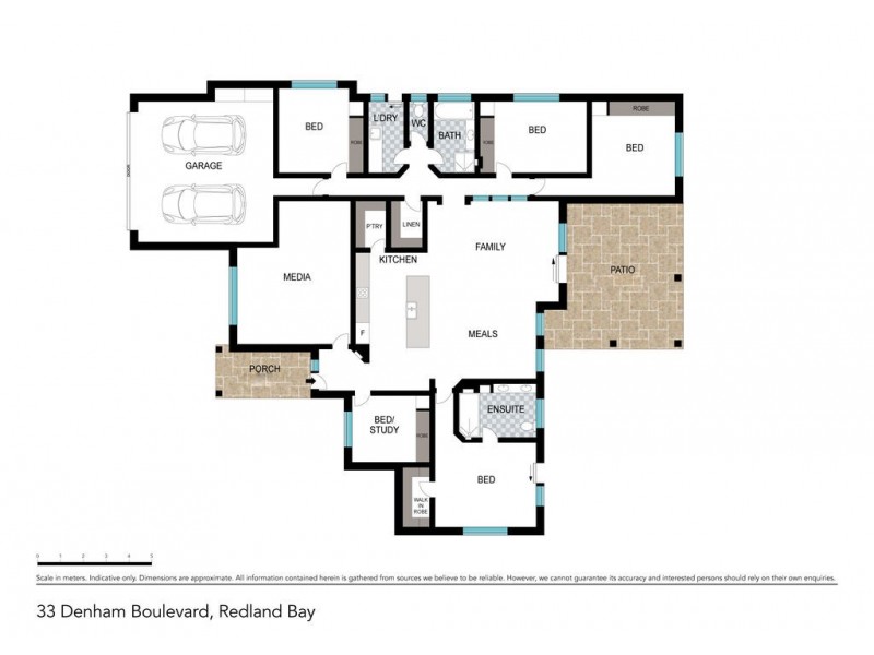 33 Denham Boulevard, Redland Bay QLD 4165 Floorplan