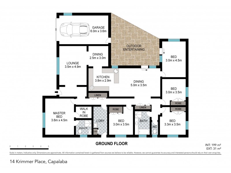 14 Krimmer Place, Capalaba QLD 4157 Floorplan