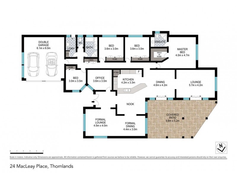 24 Macleay Pl, Thornlands QLD 4164 Floorplan