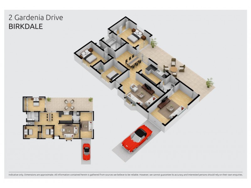 2 Gardenia Drive, Birkdale QLD 4159 Floorplan