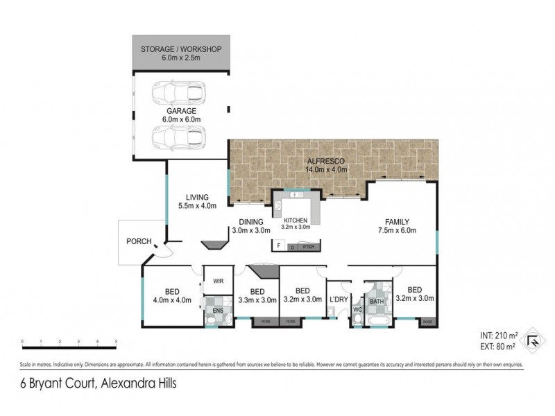 6 Bryant Court, Alexandra Hills QLD 4161 Floorplan
