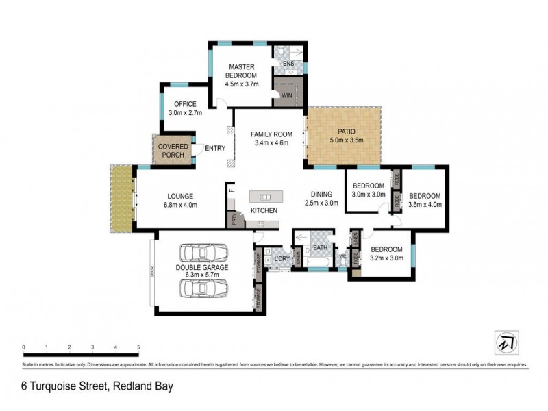 6 Turquoise Street, Redland Bay QLD 4165 Floorplan
