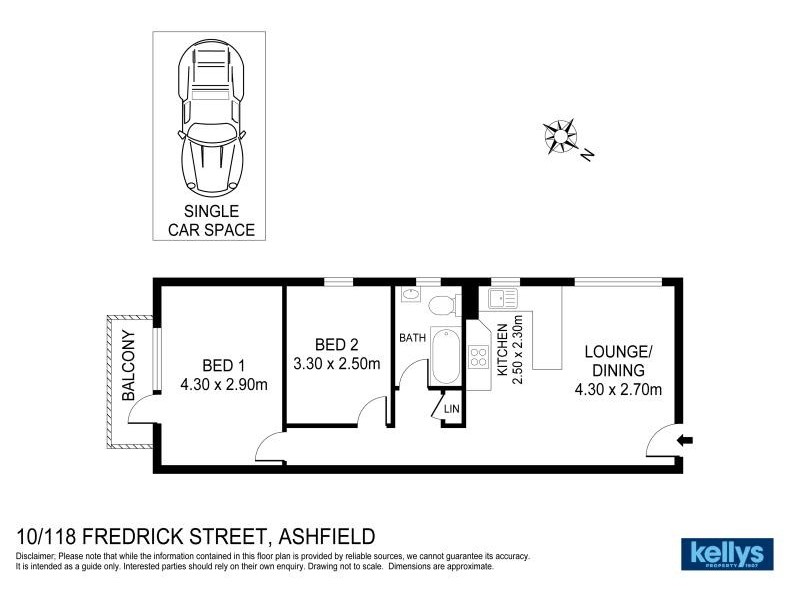 10/118 Frederick Street, Ashfield NSW 2131 Floorplan