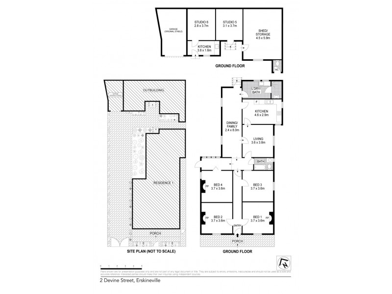 2 Devine St, Erskineville NSW 2043 Floorplan