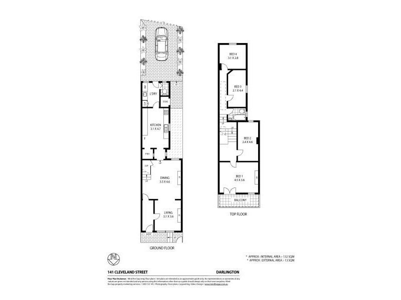 141 Cleveland Street, Darlington NSW 2008 Floorplan