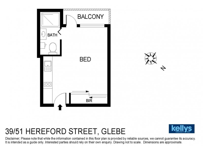 39/51 Hereford Street, Glebe NSW 2037 Floorplan