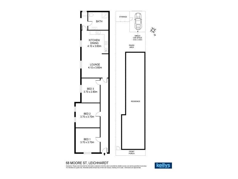 68 Moore Street, Leichhardt NSW 2040 Floorplan