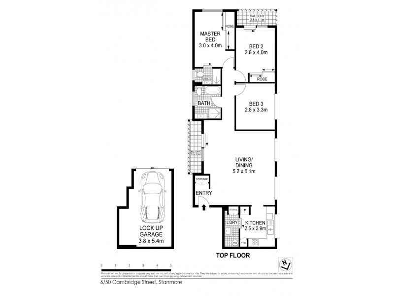 6/50 Cambridge Street, Stanmore NSW 2048 Floorplan