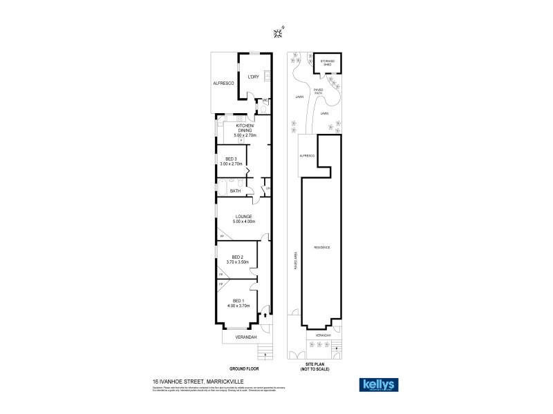 16 Ivanhoe St, Marrickville NSW 2204 Floorplan
