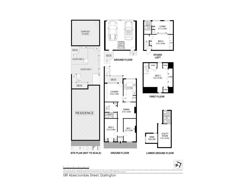 189 Abercrombie Street, Darlington NSW 2008 Floorplan