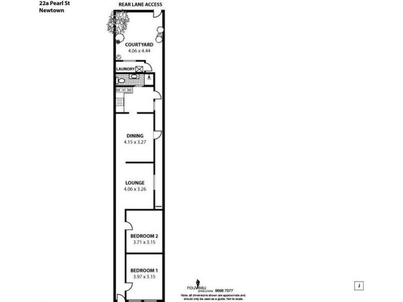 22A Pearl Street, Newtown NSW 2042 Floorplan