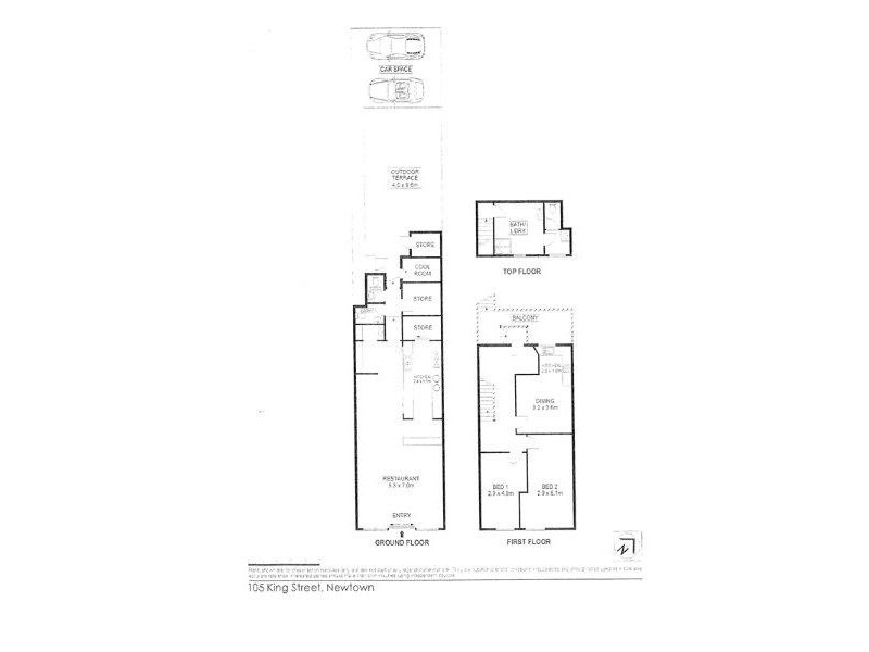 105 King Street, Newtown NSW 2042 Floorplan