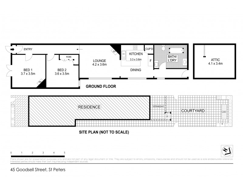 45 Goodsell Street, St Peters NSW 2044 Floorplan